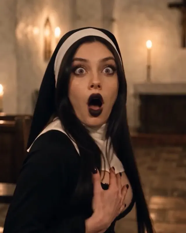 The Nuns Took Me In – AI XXX Candy Shorts reel